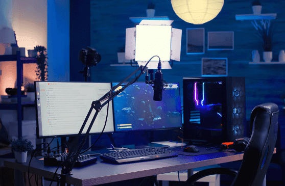 High-performance gaming setup